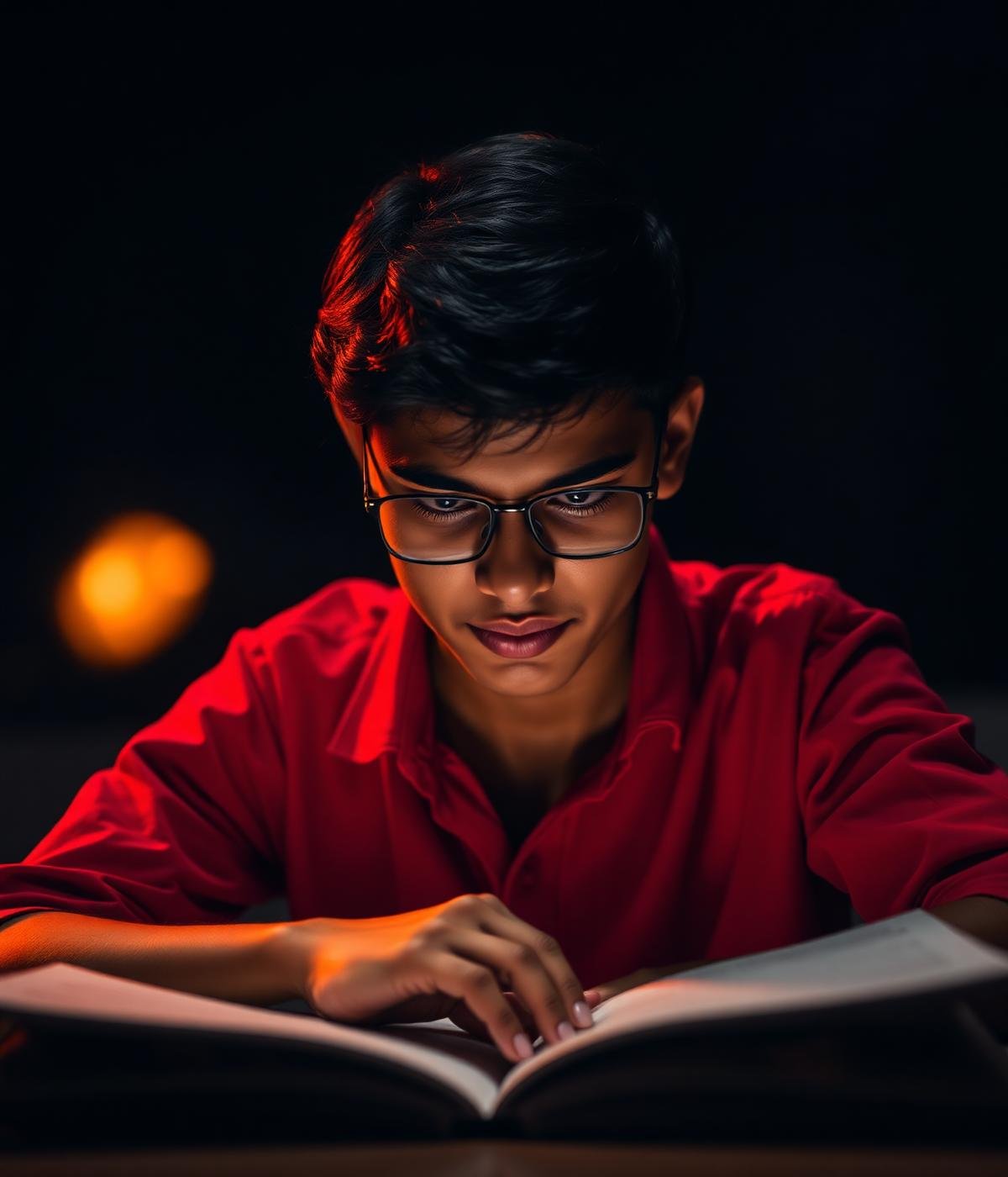 Aspirant studying